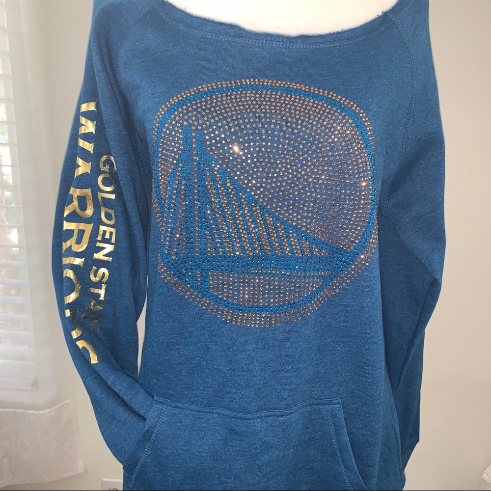 Golden State Warriors  Bling sweatshirt  SZ XXL
